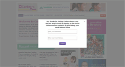 Desktop Screenshot of canberramums.com